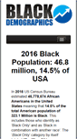 Mobile Screenshot of blackdemographics.com